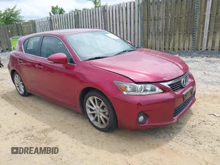 2012 Lexus CT 200h z VIN JTHKD5BH3C2108116, wystawiony jako IAAI lot #42340708 z przebiegiem 123 964 mil mil oraz . Historia ofert i sprzedaży dostępna na DreamBid. Obrazek 1.