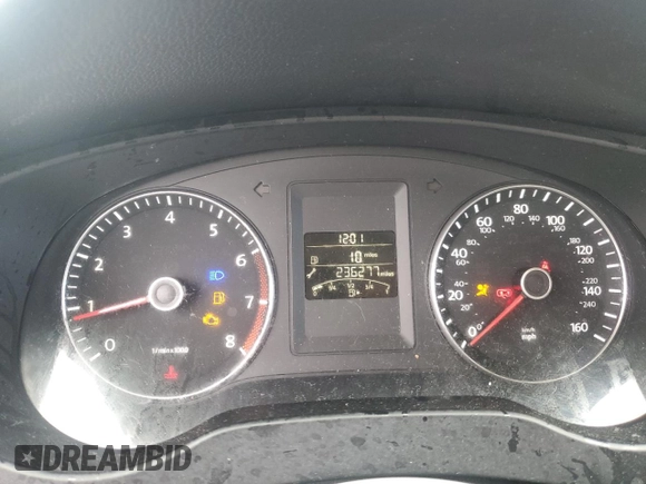 2013 Volkswagen Jetta SE z VIN 3VWDP7AJ7DM311146, wystawiony jako Copart lot #54963425 z przebiegiem 236 277 mil mil oraz Szkoda całkowita • Salvage title. Historia ofert i sprzedaży dostępna na DreamBid. Obrazek 9.