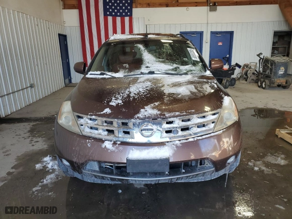 2003 Nissan Murano SL with VIN JN8AZ08W53W212661, listed as a Copart auction lot 88553385 with 167,319 mi miles and Clean Title. Bid and sale history available at carsss.com. Image 5.