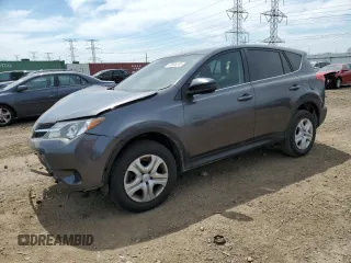 2015 Toyota RAV4 LE with VIN JTMBFREV0FJ014676, listed as a Copart auction lot 55908245 with 77,298 mi miles and Salvage title. Bid and sale history available at DreamBid. Image 1.