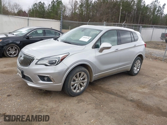 2017 Buick Envision Essence with VIN LRBFXBSA3HD098791, listed as a IAAI auction lot 41830140 with 80,302 mi miles and . Bid and sale history available at DreamBid. Image 22.
