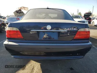 2001 BMW 7 Series 740iL with VIN WBAGH83461DP29311, listed as a Copart auction lot 75264604 with 143,972 mi miles and Clean Title. Bid and sale history available at carsss.com. Image 6.