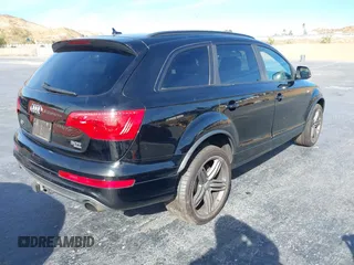 2014 Audi Q7 3.0T S line Prestige with VIN WA1DGAFE8ED003731, listed as a IAAI auction lot 41342173 with 65,118 mi miles. Bid and sale history available at carsss.com. Image 4.