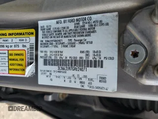 2016 Lincoln MKZ with VIN 3LN6L2J97GR624071, listed as a Copart auction lot 62464335 with 157,418 mi miles and Salvage title. Bid and sale history available at DreamBid. Image 12.