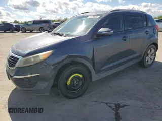 2012 Kia Sportage LX with VIN KNDPB3A25C7228825, listed as a Copart auction lot 51379475 with 184,372 mi miles and Salvage Title. Bid and sale history available at carsss.com. Image 1.