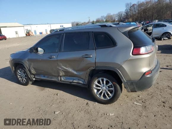 2021 Jeep Cherokee Latitude with VIN 1C4PJLCB0MD134368, listed as a Copart auction lot 86053164 with 64,513 mi miles and Salvage Title. Bid and sale history available at carsss.com. Image 2.