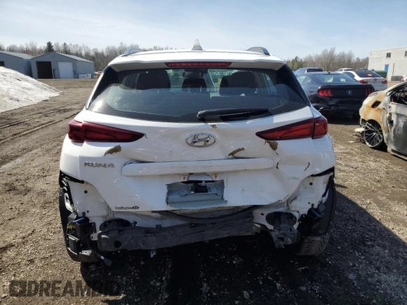 2022 Hyundai Kona Preferred with VIN KM8K22ABXNU781216, listed as a Copart auction lot 51425515 with 52,321 mi miles and Salvage Title. Bid and sale history available at DreamBid. Image 6.