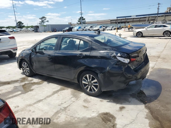 2021 Nissan Versa SV with VIN 3N1CN8EV5ML835444, listed as a Copart auction lot 52439955 with 104,773 mi miles and Salvage Title. Bid and sale history available at DreamBid. Image 2.