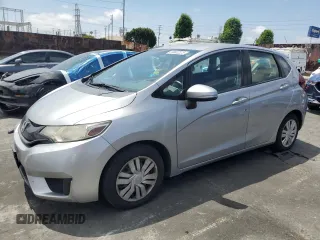 2017 Honda Fit LX with VIN JHMGK5H55HS015288, listed as a Copart auction lot 59602225 with 96,307 mi miles and Salvage title. Bid and sale history available at DreamBid. Image 1.