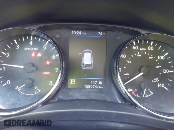 2018 Nissan Rogue SV with VIN JN8AT2MT8JW465995, listed as a IAAI auction lot 41966347 with 158,074 mi miles and . Bid and sale history available at carsss.com. Image 7.