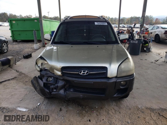 2006 Hyundai Tucson GLS with VIN KM8JN12D56U460604, listed as a Copart auction lot 78459004 with 140,947 mi miles and Salvage Title. Bid and sale history available at carsss.com. Image 5.