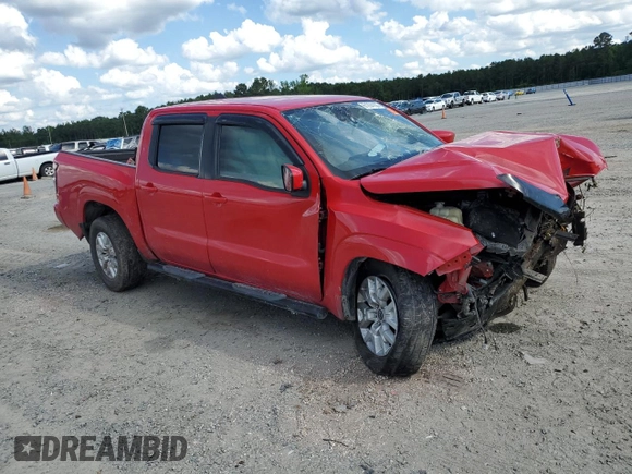 2022 Nissan Frontier SV with VIN 1N6ED1EK0NN687174, listed as a Copart auction lot 61204105 with Not provided miles and Salvage title. Bid and sale history available at DreamBid. Image 4.