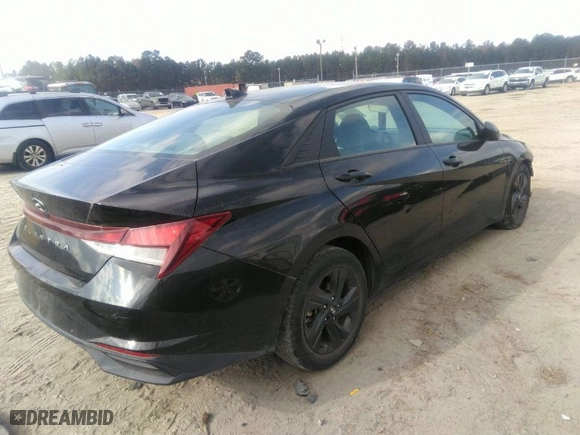 2022 Hyundai Elantra SEL with VIN 5NPLS4AG5NH069416, listed as a IAAI auction lot 40974827 with 27,308 mi miles. Bid and sale history available at carsss.com. Image 4.