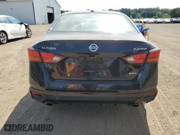 2019 Nissan Altima 2.5 Platinum with VIN 1N4BL4FW9KC130837, listed as a Copart auction lot 67241884 with 36,300 mi miles and Salvage Title. Bid and sale history available at carsss.com. Image 6.