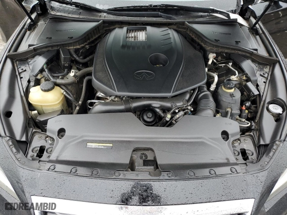 2018 Infiniti Q50 2.0t LUXE with VIN JN1CV7AP7JM241179, listed as a Copart auction lot 86733564 with NaN miles and Salvage Title. Bid and sale history available at carsss.com. Image 13.