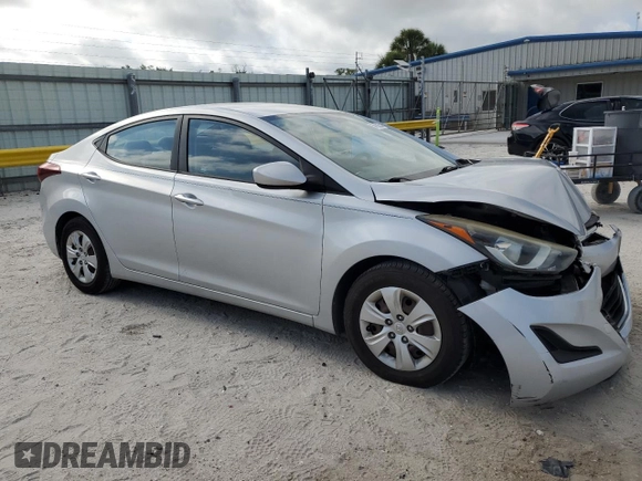 2016 Hyundai Elantra SE с VIN KMHDH4AE9GU483661, выставлен на аукционе Copart как лот 57785235 с пробегом 71 019 миль миль и Списание • Salvage title. История ставок и продаж доступна на DreamBid. Изображение 4.