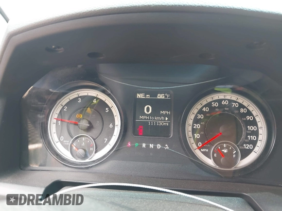 2015 Ram 1500 SLT z VIN 1C6RR6GT7FS742111, wystawiony jako IAAI lot #42469927 z przebiegiem 111 130 mil mil oraz . Historia ofert i sprzedaży dostępna na DreamBid. Obrazek 7.