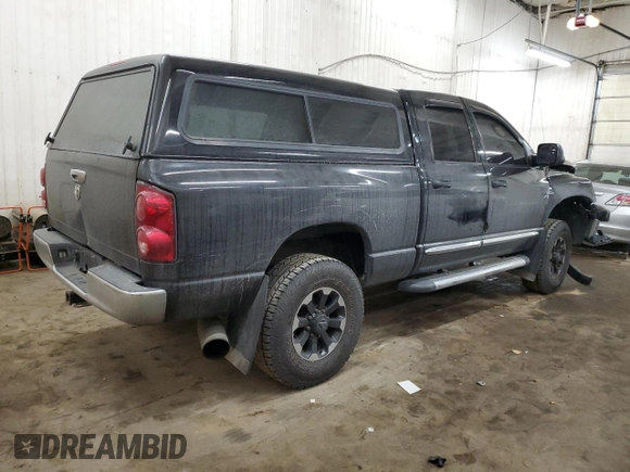 2009 Dodge 2500 SLT with VIN 3D7KS28L09G563190, listed as a Copart auction lot 84249494 with 132,724 mi miles and Salvage Title. Bid and sale history available at DreamBid. Image 3.