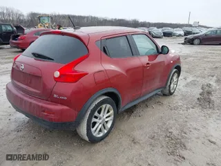 2012 Nissan Juke SL with VIN JN8AF5MV5CT117246, listed as a IAAI auction lot 41477216 with 150,722 mi miles. Bid and sale history available at carsss.com. Image 4.