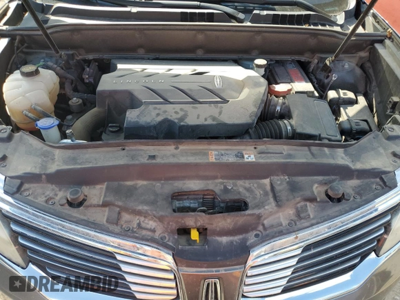 2017 Lincoln MKX Select with VIN 2LMPJ6KP9HBL37642, listed as a Copart auction lot 66244574 with 121,667 mi miles and Salvage Title. Bid and sale history available at carsss.com. Image 12.