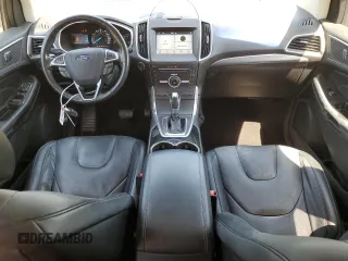 2016 Ford Edge Titanium with VIN 2FMPK3K81GBB99609, listed as a Copart auction lot 53101505 with 93,356 mi miles and Salvage Title. Bid and sale history available at carsss.com. Image 8.
