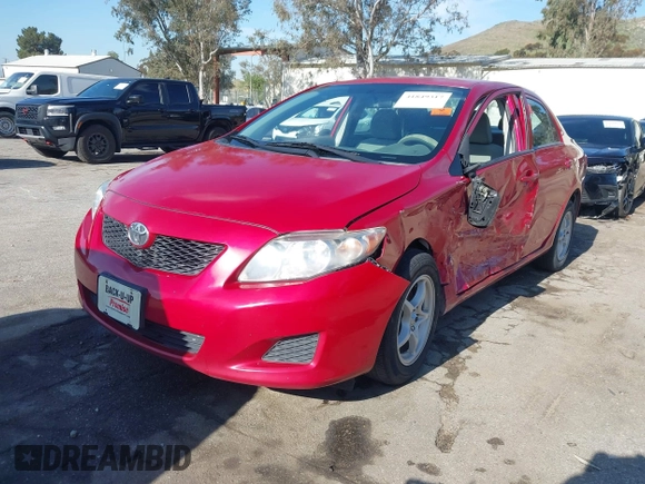 2010 Toyota Corolla with VIN 2T1BU4EE2AC495706, listed as a IAAI auction lot 41849317 with 79,541 mi miles. Bid and sale history available at carsss.com. Image 2.