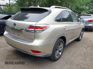 2013 Lexus RX 450h with VIN JTJBC1BA4D2051519, listed as a IAAI auction lot 42581660 with 128,839 mi miles and . Bid and sale history available at DreamBid. Image 4.