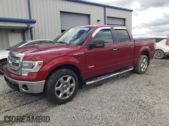 2014 Ford F-150 XL with VIN 1FTFW1CT5EFC49449, listed as a Copart auction lot 53208175 with 151,627 mi miles and Salvage title. Bid and sale history available at DreamBid. Image 1.
