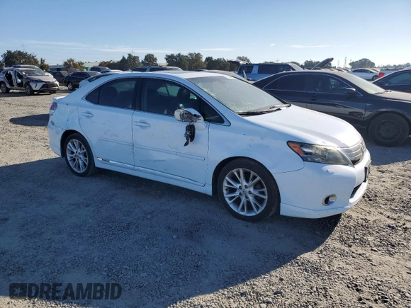 2010 Lexus HS 250h with VIN JTHBB1BA1A2014458, listed as a Copart auction lot 70746254 with 185,474 mi miles and Salvage Title. Bid and sale history available at DreamBid. Image 4.