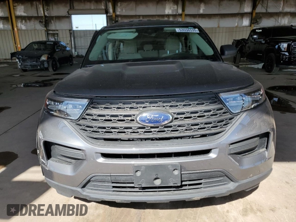 2021 Ford Explorer with VIN 1FMSK7BH9MGB45058, listed as a Copart auction lot 53556535 with 25,383 mi miles and Salvage Title. Bid and sale history available at carsss.com. Image 5.