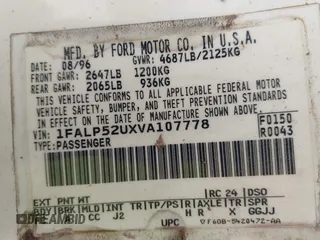 1997 Ford Taurus GL z VIN 1FALP52UXVA107778, wystawiony jako IAAI lot #42069491 z przebiegiem 57 736 mil mil oraz . Historia ofert i sprzedaży dostępna na DreamBid. Obrazek 9.