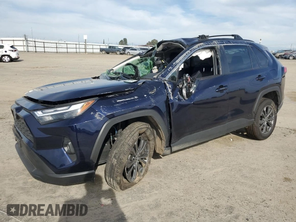 2024 Toyota RAV4 Hybrid XLE Premium with VIN JTMB6RFV4RD145174, listed as a Copart auction lot 48618325 with 6,652 mi miles and Salvage Title. Bid and sale history available at carsss.com. Image 1.