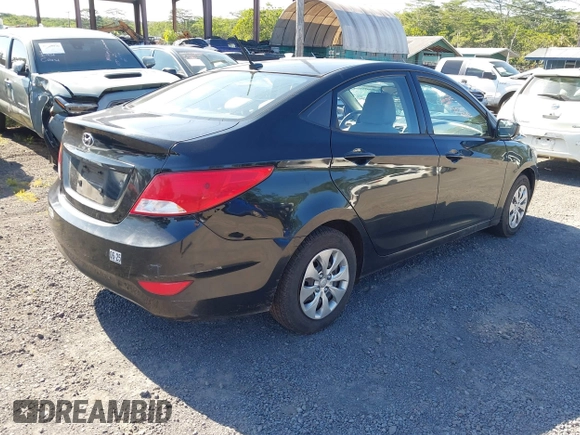 2017 Hyundai Accent SE with VIN KMHCT4AE7HU288914, listed as a IAAI auction lot 41571042 with Not Provided miles and . Bid and sale history available at carsss.com. Image 4.