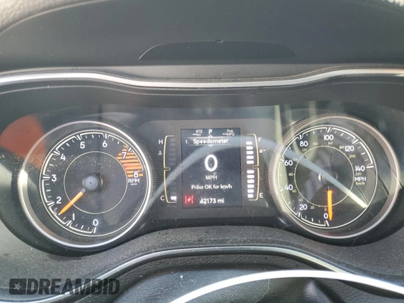 2020 Jeep Cherokee Latitude with VIN 1C4PJMCX5LD507307, listed as a Copart auction lot 74572464 with 42,173 mi miles and Non Repairable. Bid and sale history available at carsss.com. Image 9.