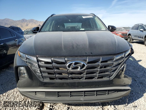 2022 Hyundai Tucson SEL with VIN 5NMJBCAE5NH030189, listed as a Copart auction lot 75327374 with 33,864 mi miles and Salvage Title. Bid and sale history available at DreamBid. Image 5.
