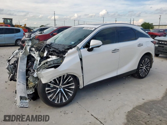 2024 Lexus RX 350 с VIN 2T2BAMBA8RC031319, выставлен на аукционе Copart как лот 64581845 с пробегом Не указан миль и Списание • Salvage title. История ставок и продаж доступна на DreamBid. Изображение 1.
