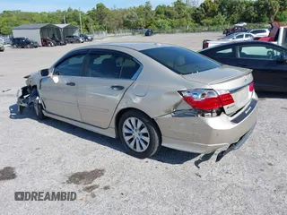 2014 Honda Accord EX-L with VIN 1HGCR2F82EA062207, listed as a IAAI auction lot 39063521 with 116,835 mi miles and . Bid and sale history available at carsss.com. Image 3.