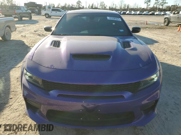 2023 Dodge Charger SRT Hellcat Widebody Jailbreak with VIN 2C3CDXL97PH585769, listed as a Copart auction lot 42298925 with 5,388 mi miles and Salvage Title. Bid and sale history available at carsss.com. Image 5.