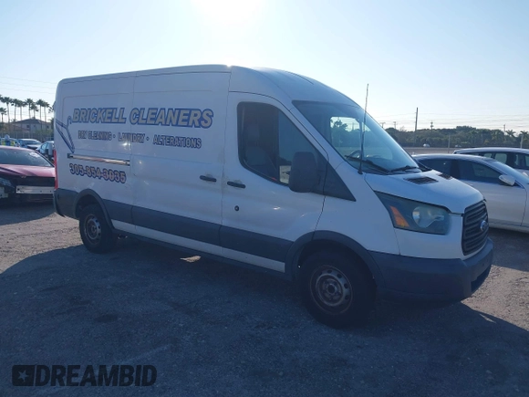 2015 Ford Transit Cargo with VIN 1FTNE2CM9FKA64133, listed as a IAAI auction lot 41312926 with 117,176 mi miles and . Bid and sale history available at carsss.com. Image 1.