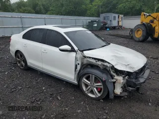 2017 Volkswagen Jetta GLI with VIN 3VW4T7AJ6HM342390, listed as a Copart auction lot 60408825 with 124,050 mi miles and Salvage title. Bid and sale history available at DreamBid. Image 4.