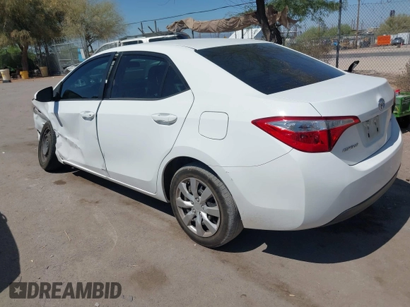 2016 Toyota Corolla L with VIN 2T1BURHE5GC612194, listed as a IAAI auction lot 42534059 with 96,588 mi miles and . Bid and sale history available at DreamBid. Image 3.