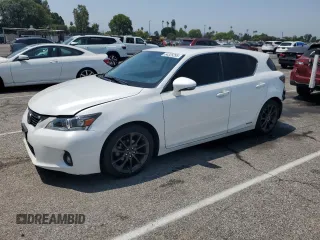 2013 Lexus CT 200h with VIN JTHKD5BH4D2171565, listed as a Copart auction lot 64325295 with 85,415 mi miles and Salvage title. Bid and sale history available at DreamBid. Image 1.