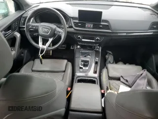 2018 Audi SQ5 Premium Plus with VIN WA1A4AFY3J2223449, listed as a Copart auction lot 74934134 with Not Provided miles and Salvage Title. Bid and sale history available at DreamBid. Image 8.