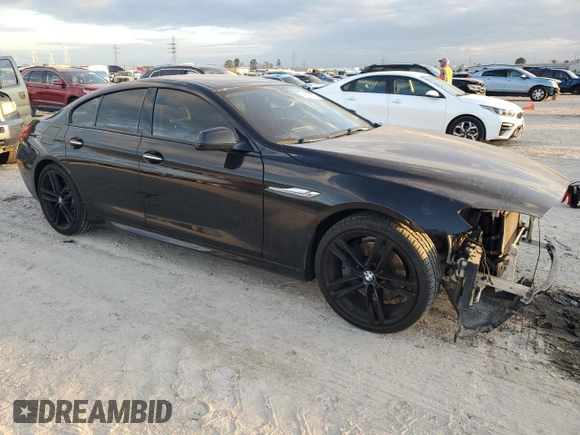 2014 BMW 6 Series 650i z VIN WBA6B2C53ED129256, wystawiony jako Copart lot #85346084 z przebiegiem 51 948 mil mil oraz Szkoda całkowita • Salvage title. Historia ofert i sprzedaży dostępna na DreamBid. Obrazek 4.