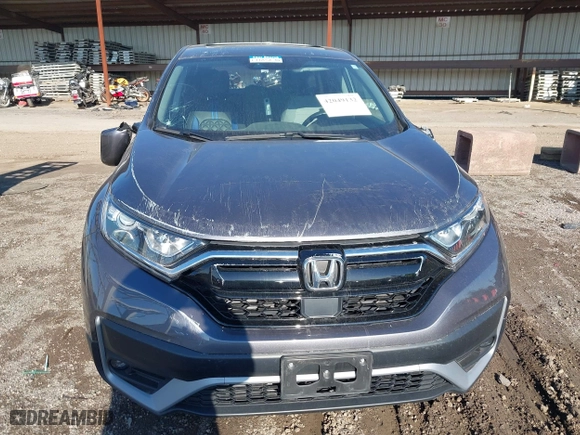 2021 Honda CR-V EX with VIN 2HKRW2H56MH681579, listed as a IAAI auction lot 42049132 with 1 mi miles. Bid and sale history available at carsss.com. Image 6.