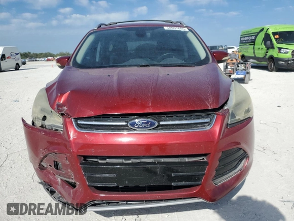 2013 Ford Escape Titanium with VIN 1FMCU0J90DUB60159, listed as a Copart auction lot 50957605 with 159,961 mi miles and Salvage title. Bid and sale history available at DreamBid. Image 5.