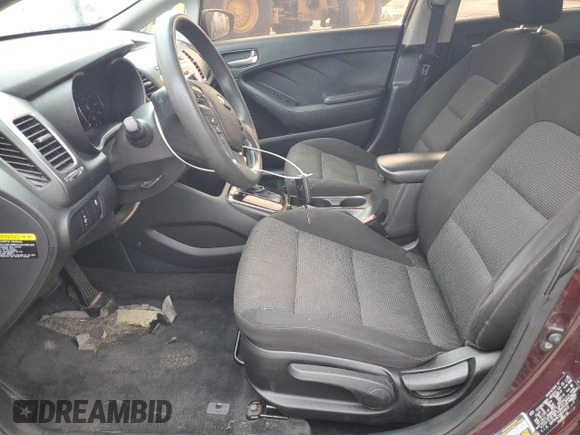 2017 Kia Forte LX with VIN 3KPFK4A72HE076975, listed as a Copart auction lot 47358255 with 178,136 mi miles and Clean Title. Bid and sale history available at carsss.com. Image 7.