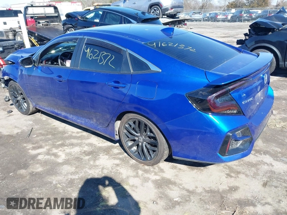 2020 Honda Civic Si with VIN 2HGFC1E59LH707904, listed as a IAAI auction lot 41621372 with 112,077 mi miles and . Bid and sale history available at DreamBid. Image 3.