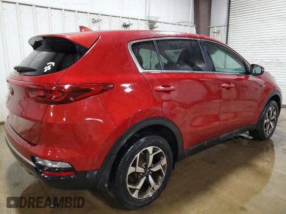 2020 Kia Sportage LX with VIN KNDPMCAC3L7661630, listed as a Copart auction lot 54251075 with 103,728 mi miles and Salvage Title. Bid and sale history available at carsss.com. Image 3.