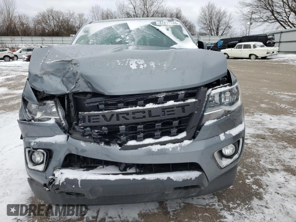 2020 Chevrolet Colorado 4WD LT with VIN 1GCGTCEN2L1107853, listed as a Copart auction lot 47819145 with 55,204 mi miles and Salvage Title. Bid and sale history available at carsss.com. Image 5.
